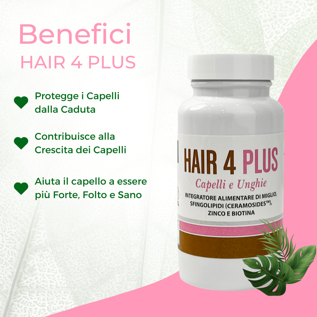 HAIR 4 PLUS ACQUISTA 1, IL SECONDO LO PAGHI LA META'