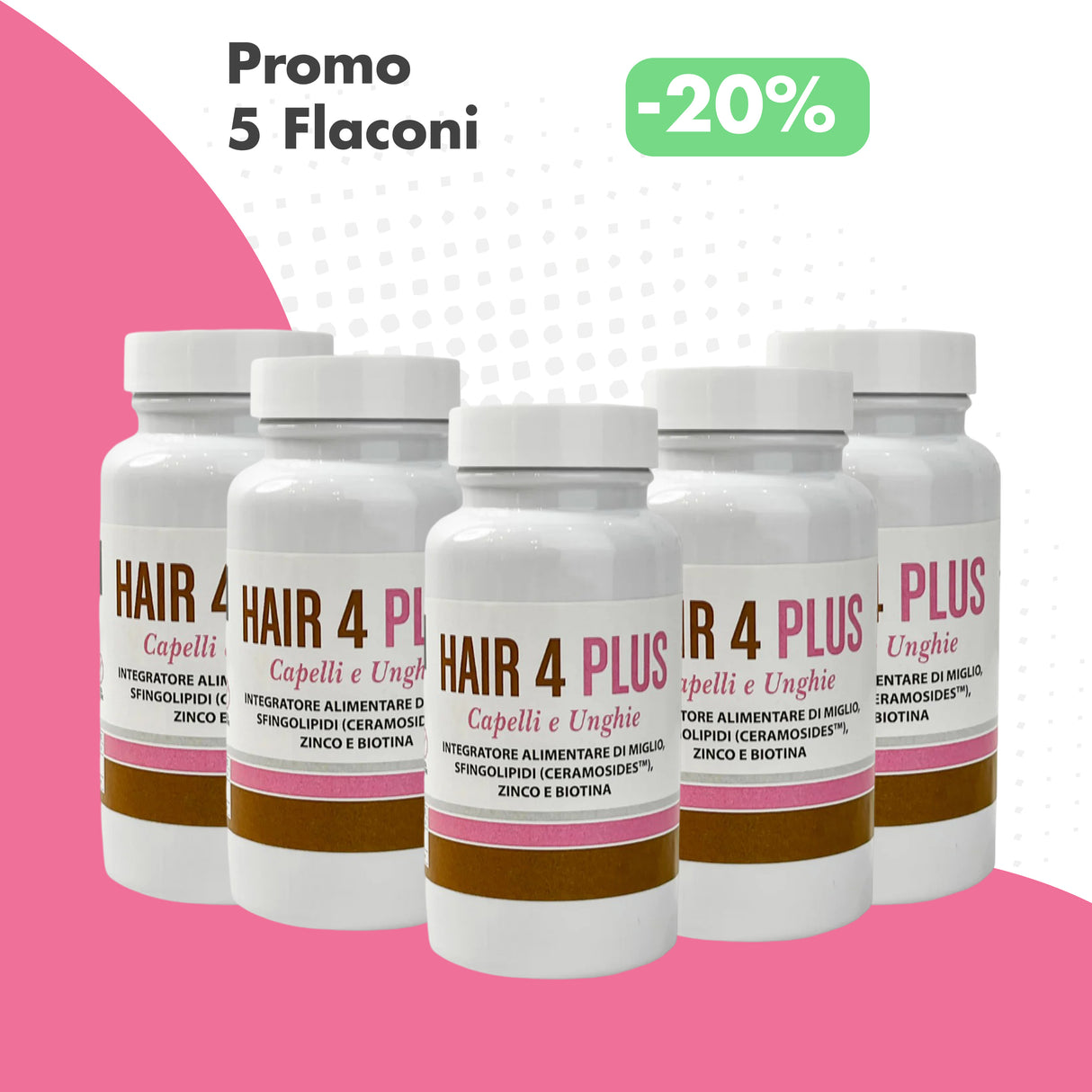 HAIR 4 PLUS ACQUISTA 1, IL SECONDO LO PAGHI LA META'