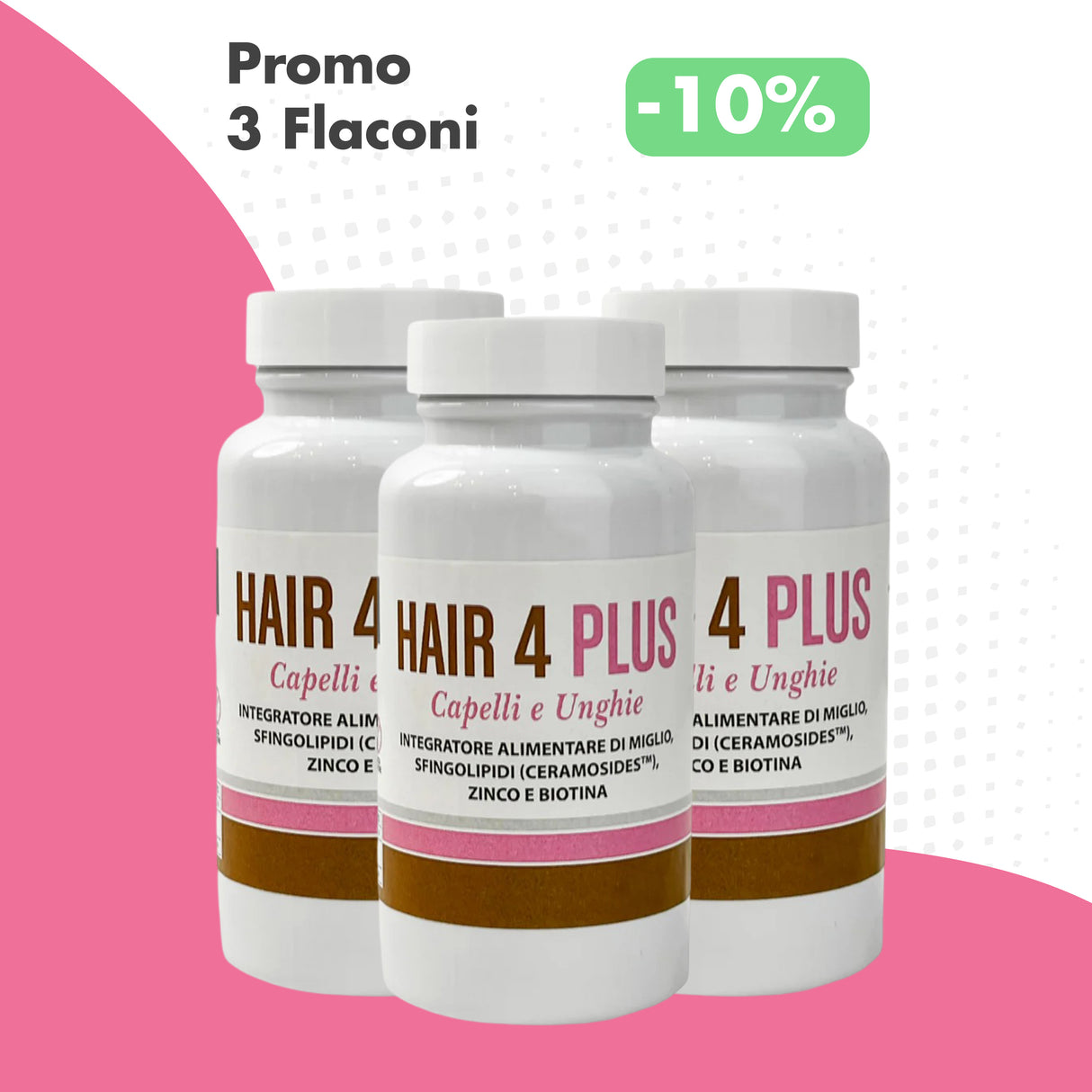 HAIR 4 PLUS ACQUISTA 1, IL SECONDO LO PAGHI LA META'