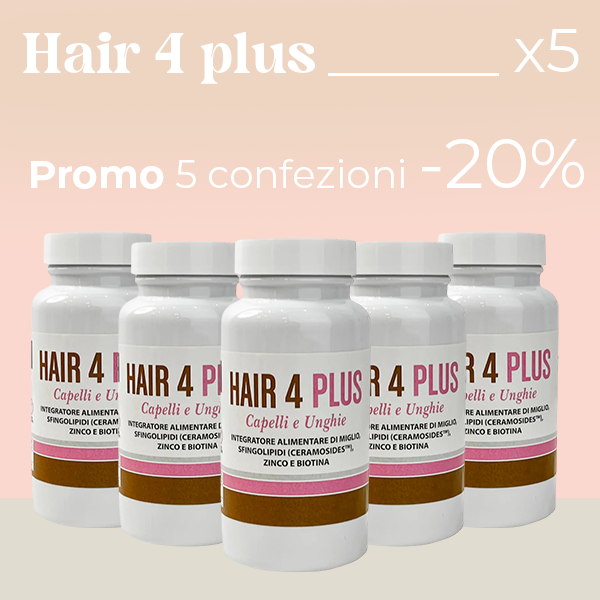 HAIR 4 PLUS ACQUISTA 1, IL SECONDO LO PAGHI LA META'
