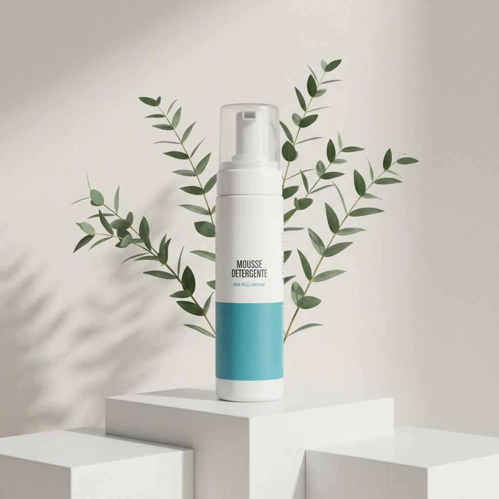 Mousse for impure skin