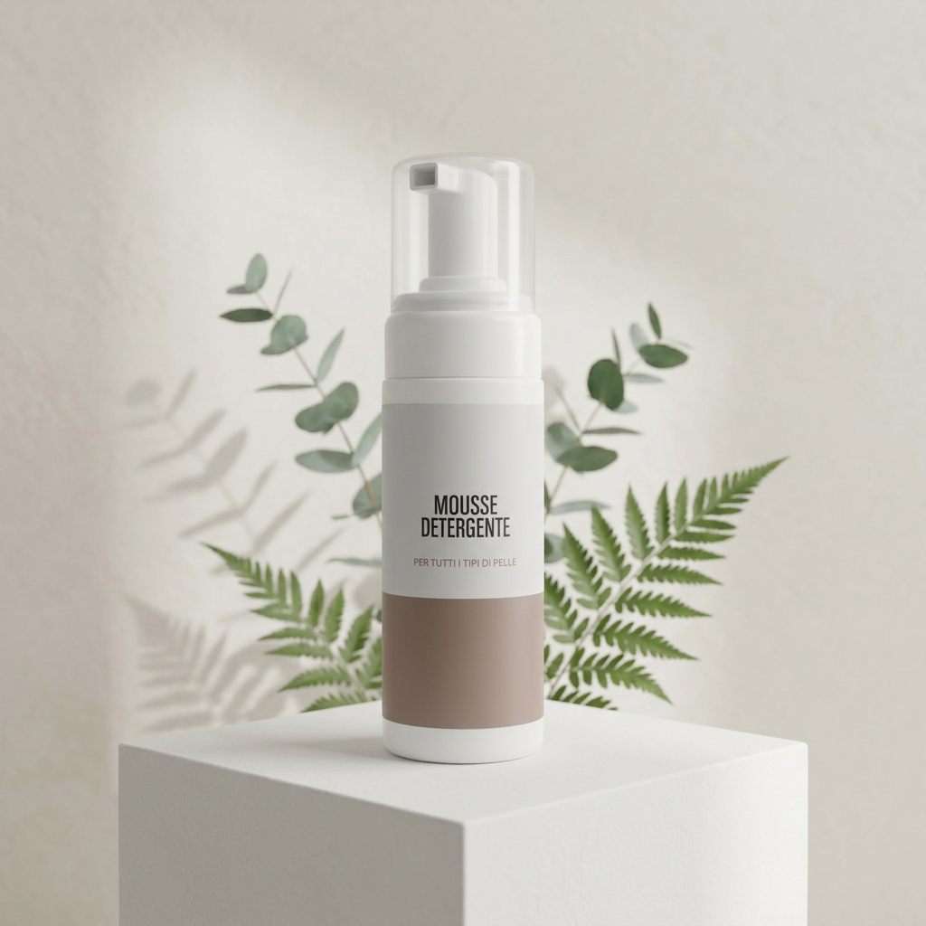 Mousse detergente per tutti i tipi di pelle