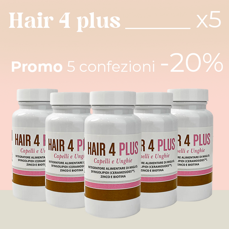 HAIR 4 PLUS ACQUISTA 1, IL SECONDO LO PAGHI LA META'